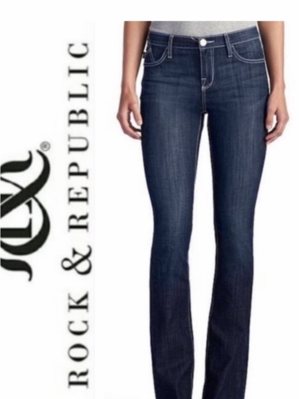 Rock & Republic Indigo Bootcut Jeans- Kassandra style